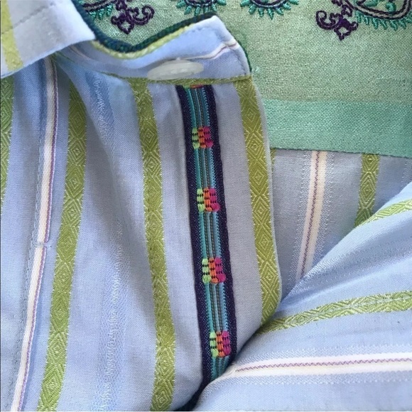 Robert Graham Textured Striped Dress Shirt Cuffs - Picture 8 of 12